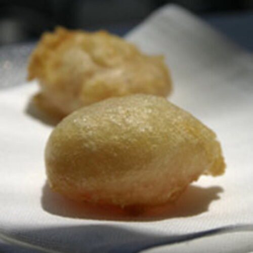 Ovas de Salmão Selvagem em tempura